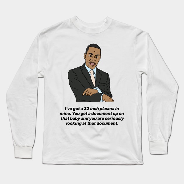 ALAN JOHNSON | 32 INCH PLASMA Long Sleeve T-Shirt by tommytyrer